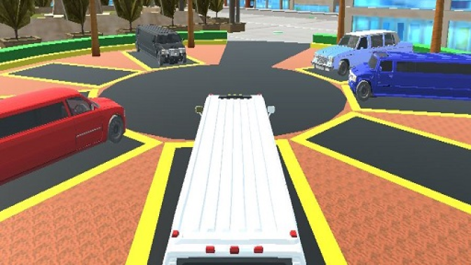 Luxury Limo Taxi Driver City Game