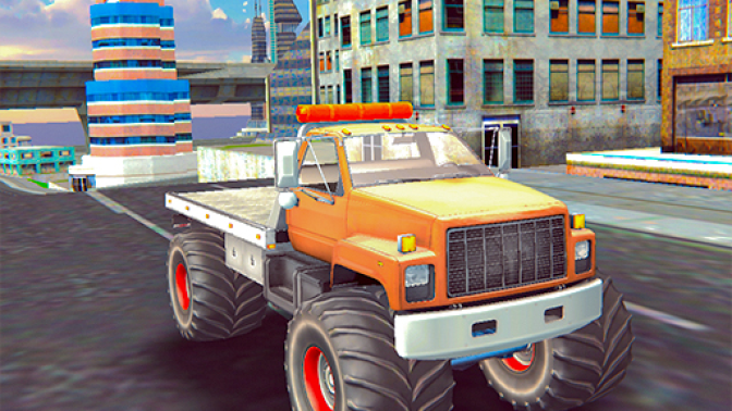Monster Truck Stunts Free Jeep Racing Games