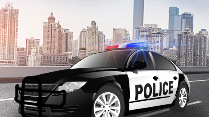 Police Car Drive