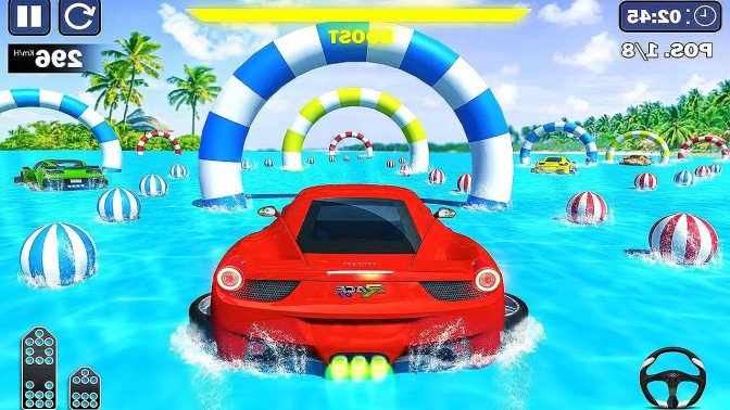 Water Car Stunt Racing